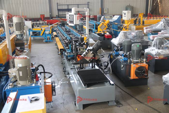 PROMAX profile forming machine for C and U steel profile production