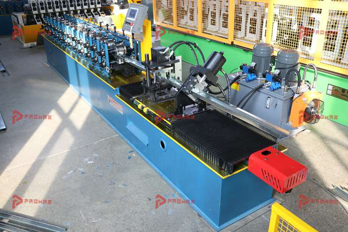 PROMAX customized C channel roll forming machine for punched metal stud production