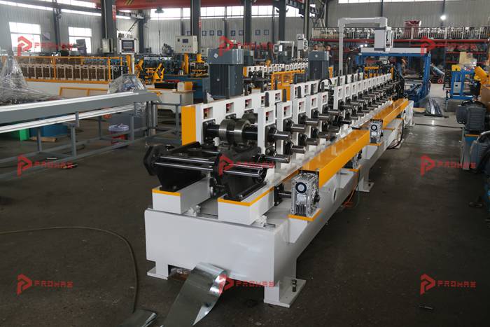 PROMAX automatic C U changeover metal stud and track production line with PLC control