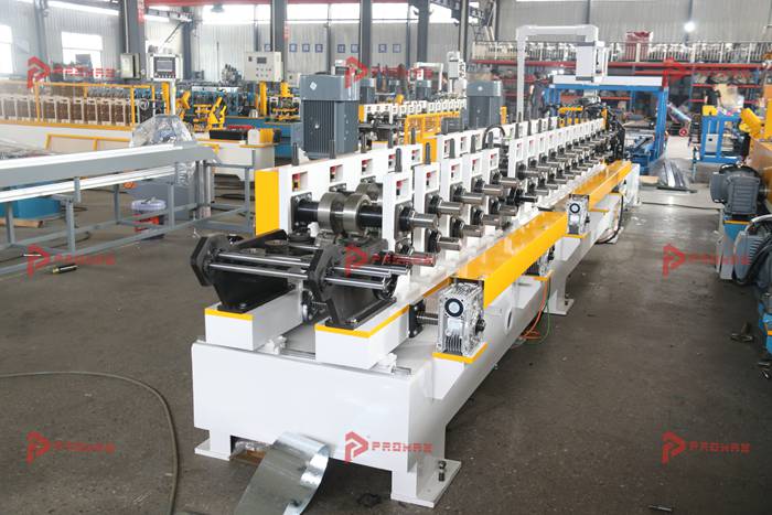 PROMAX automatic C U stud and track production line with configurable length cutting