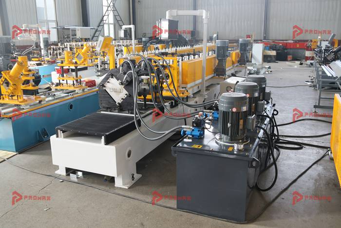 PROMAX metal stud and track roll forming machine with automatic C U changeover