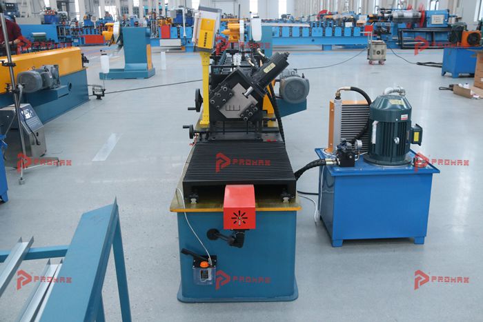 PROMAX track roll forming machine for galvanized drywall U track manufacturing
