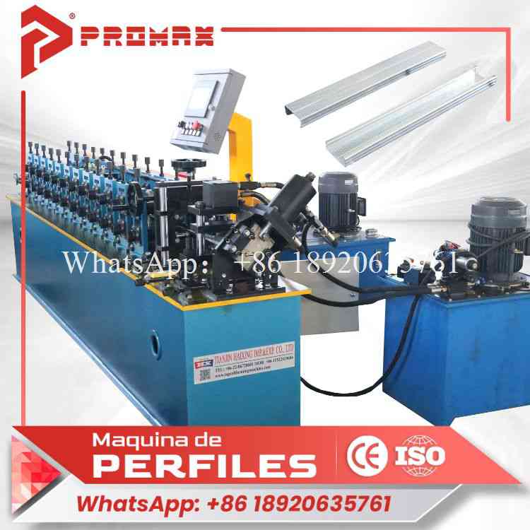 Máquina de perfiles C para conformado y corte de perfiles metálicos